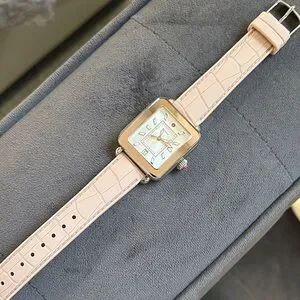 Michele Deco Sport Silver Face Mauve Pink Silicone Women\'s Watch NEW Michele Deco II Silver & Diamond Pink Blush Watch  main image 4
